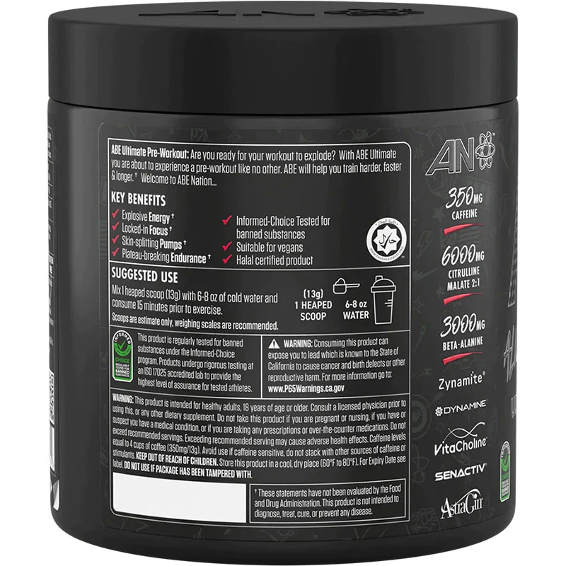ABE Ultimate Pre-Workout 30 Serve - Image 5