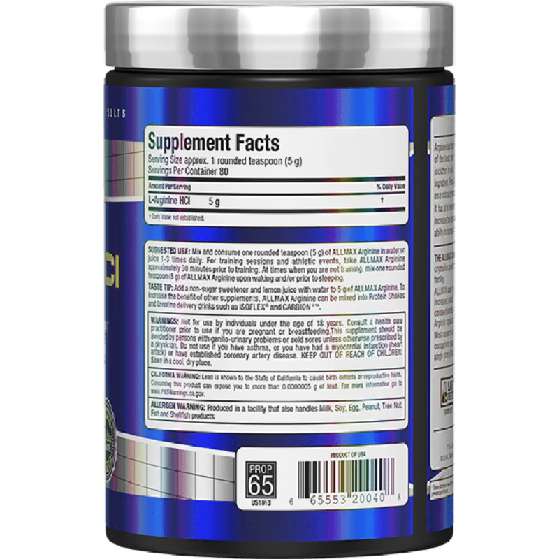 Allmax Arginine 400g - Image 3