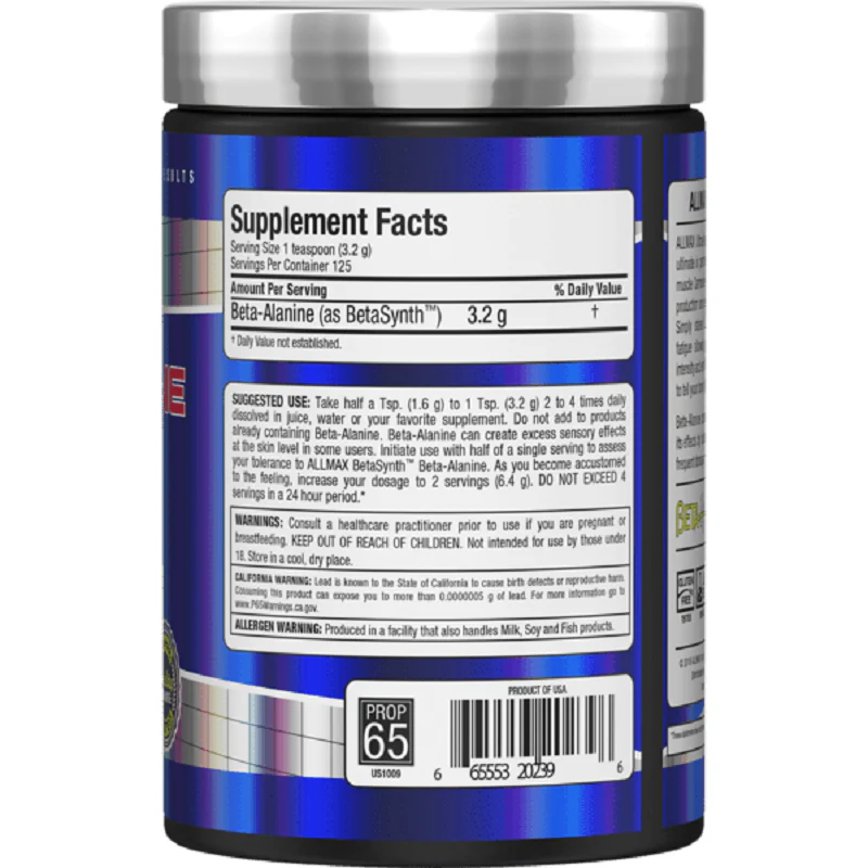Allmax Beta Alanine 400g - Image 3