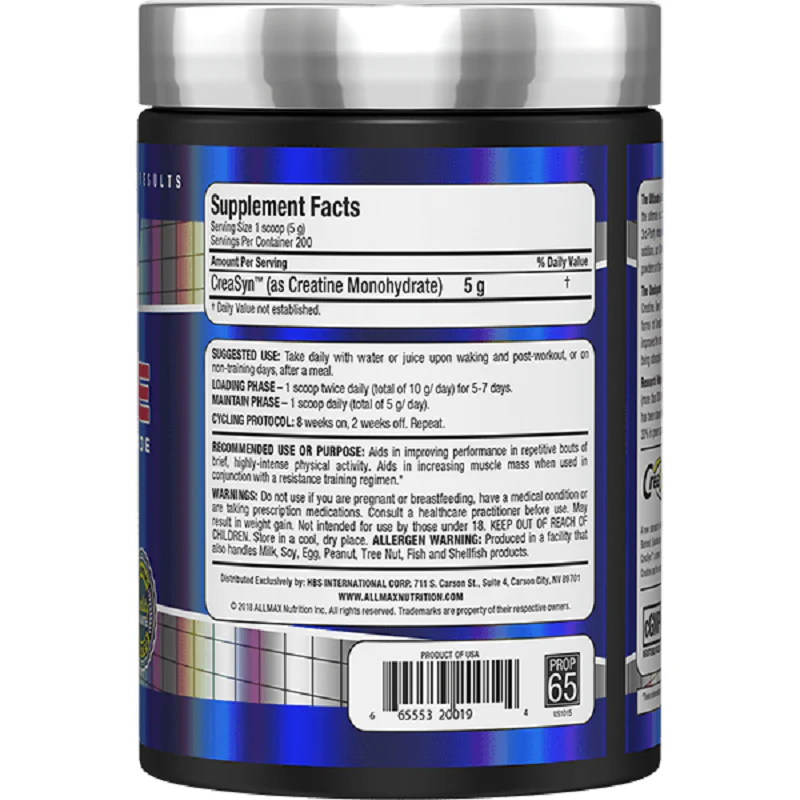 Allmax Creatine 400g - Image 3
