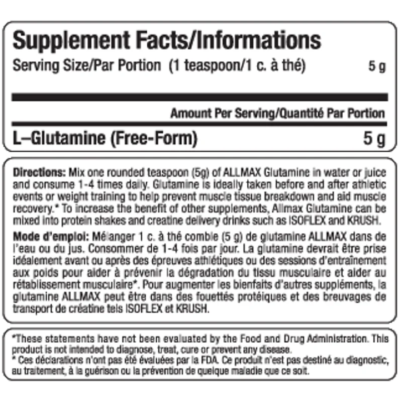 Allmax Glutamine 1000g - Image 3