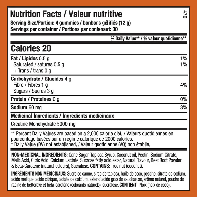 ANS Creatine 120 Gummies - Image 2