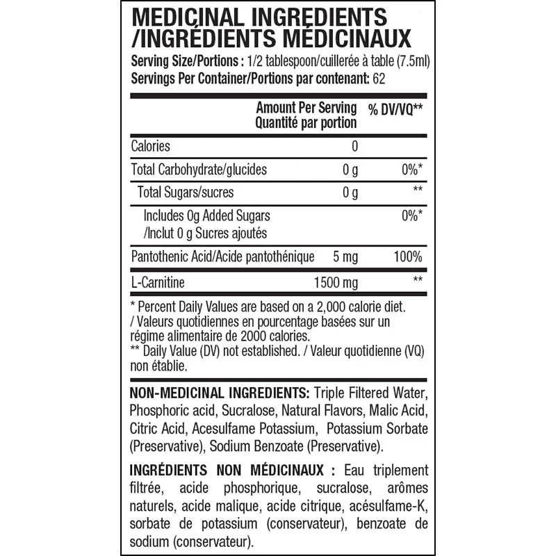 ANS Diablo Liquid L-Carnitine 3000 473ml - Image 3