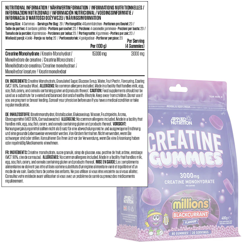 Applied Nutrition Creatine Gummies 400g - Image 4