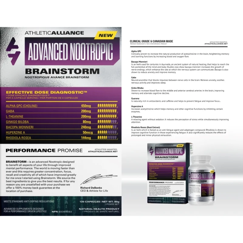 Athletic Alliance Advanced Nootropic 30 Servings - Image 4