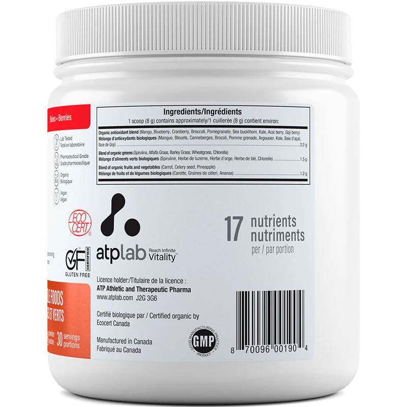 ATP Greens & Reds Whole Foods 240g - Image 3