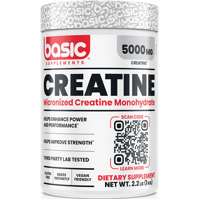 Basic Supplements Creatine Monohydrate 200 Servings