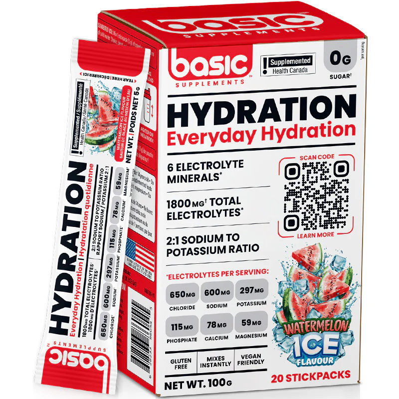 Basic Supplements Hydration 20x5g Stick Packs - Image 5