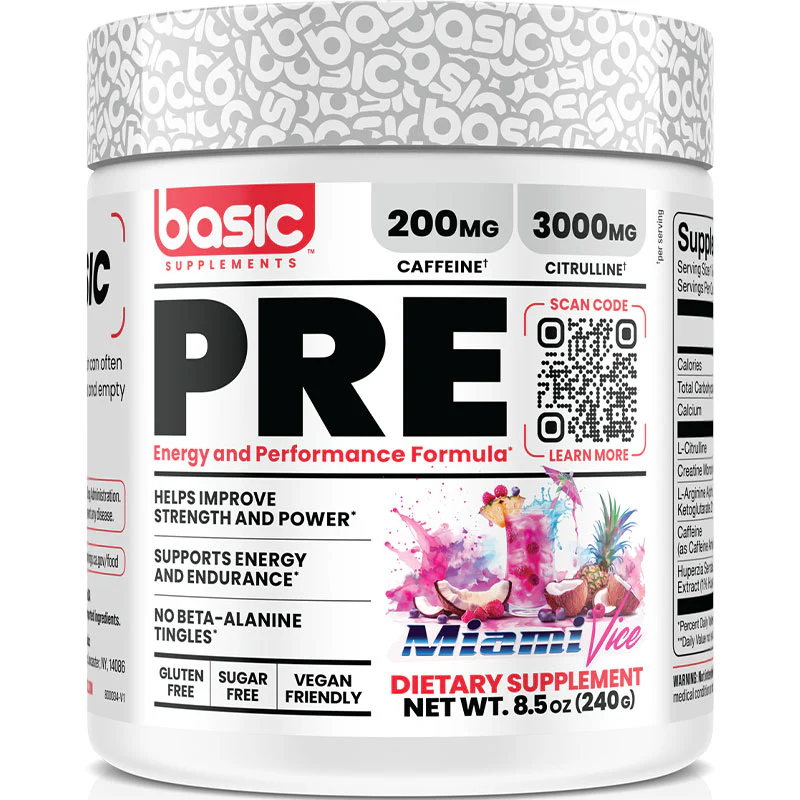 Basic Supplements Pre-Workout 30 Servings - Image 3