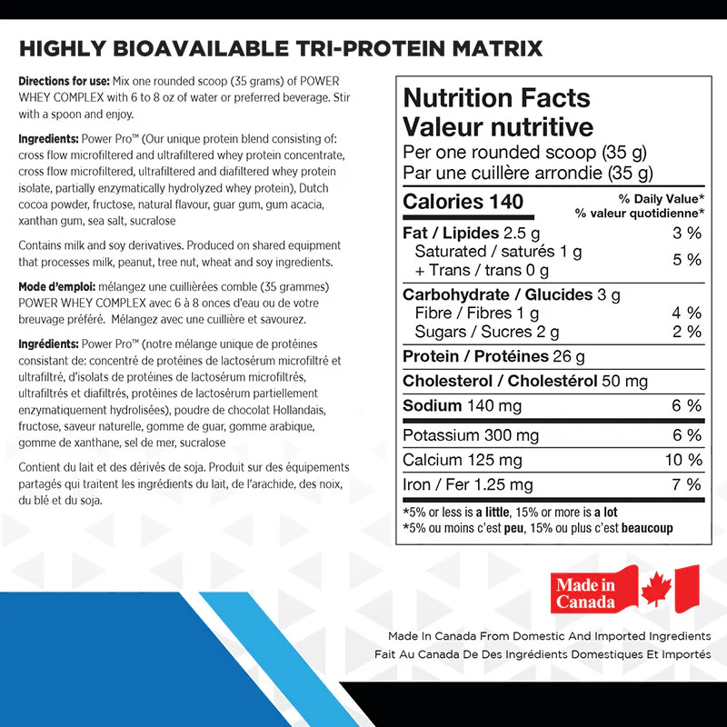 BioX Power Whey Complex 800g - Image 2