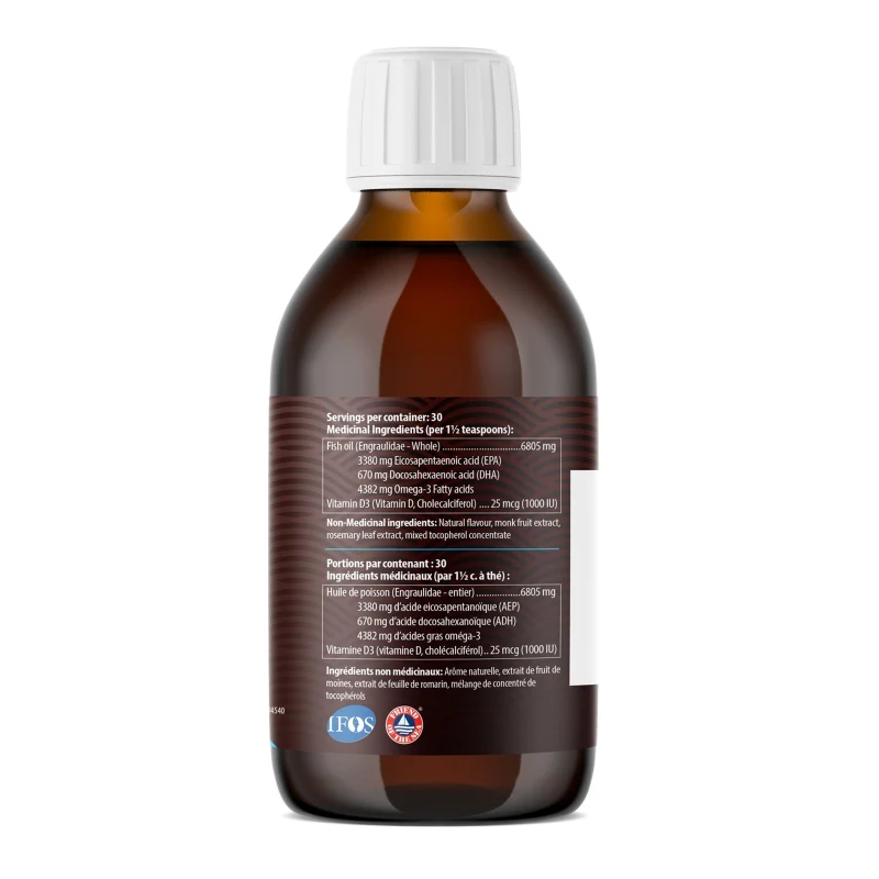 AquaOmega Omega-3 High EPA 225ml - Image 3