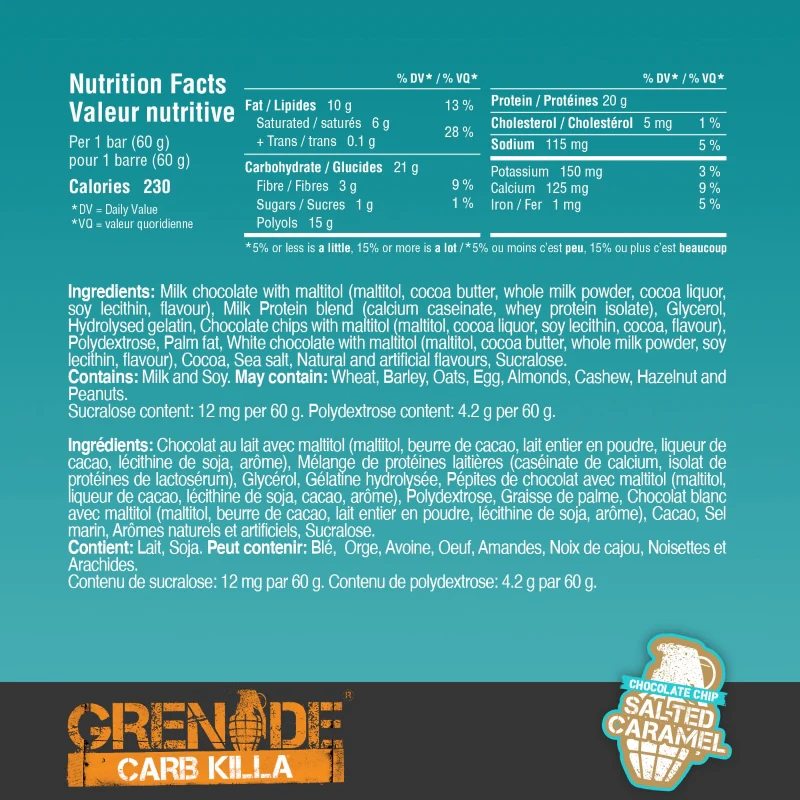 Grenade Protein Bars BOX of 12 - Image 16