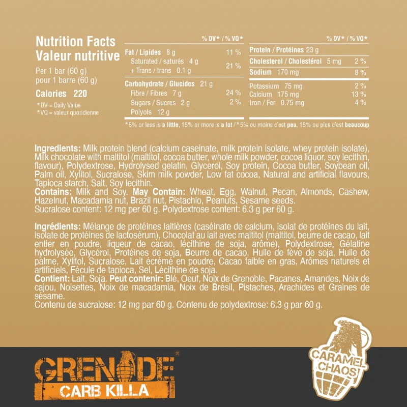 Grenade Protein Bars BOX of 12 - Image 17