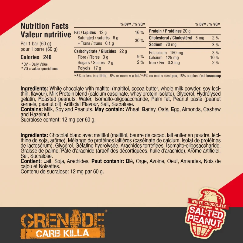 Grenade Protein Bars BOX of 12 - Image 20