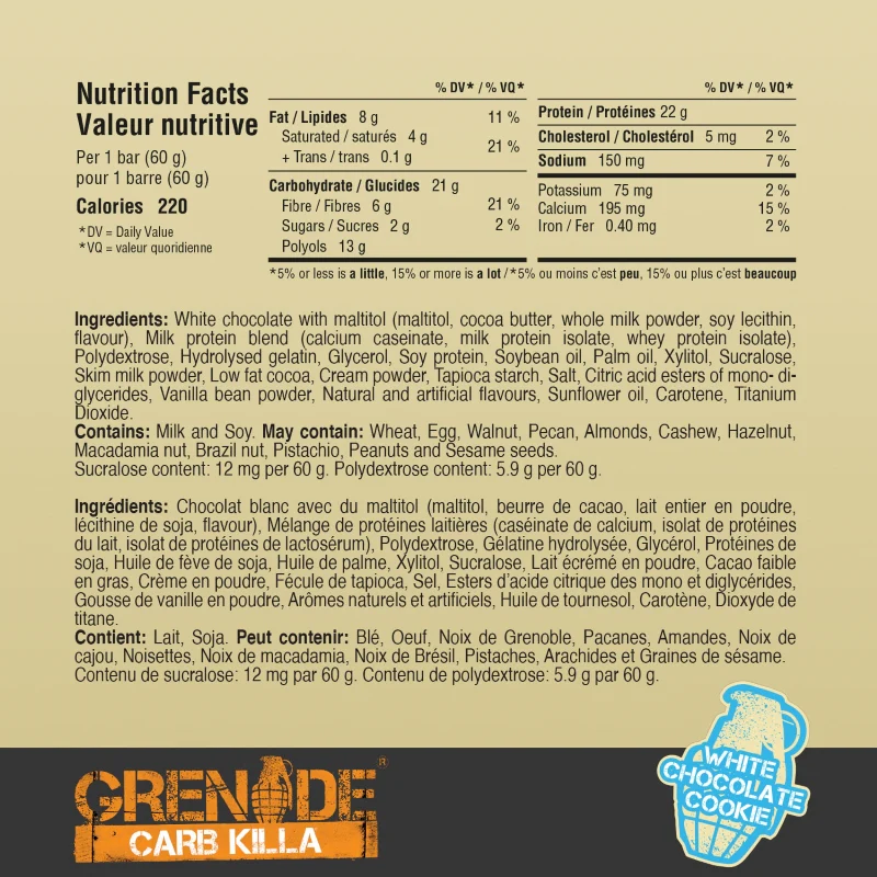 Grenade Protein Bars BOX of 12 - Image 21