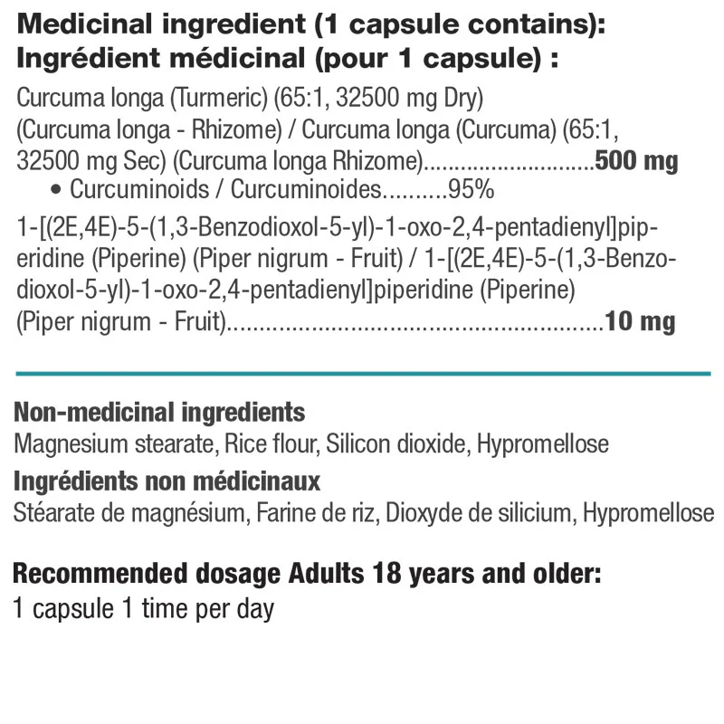 HD Muscle Curcumin 120 Capsules - Image 2