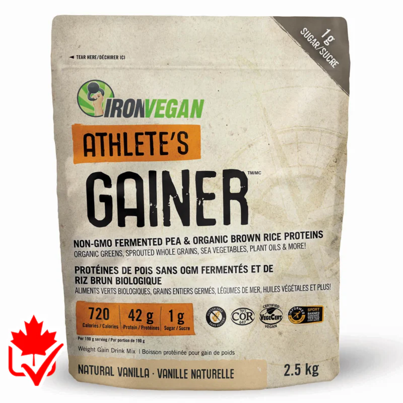 Iron Vegan Athletes Gainer 2.5kg - Image 3