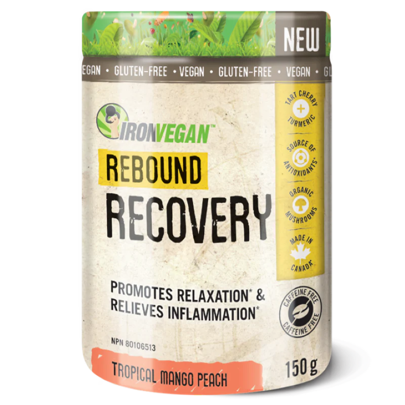 Iron Vegan Rebound Recovery 150g Tropical Mango Peach - Image 2