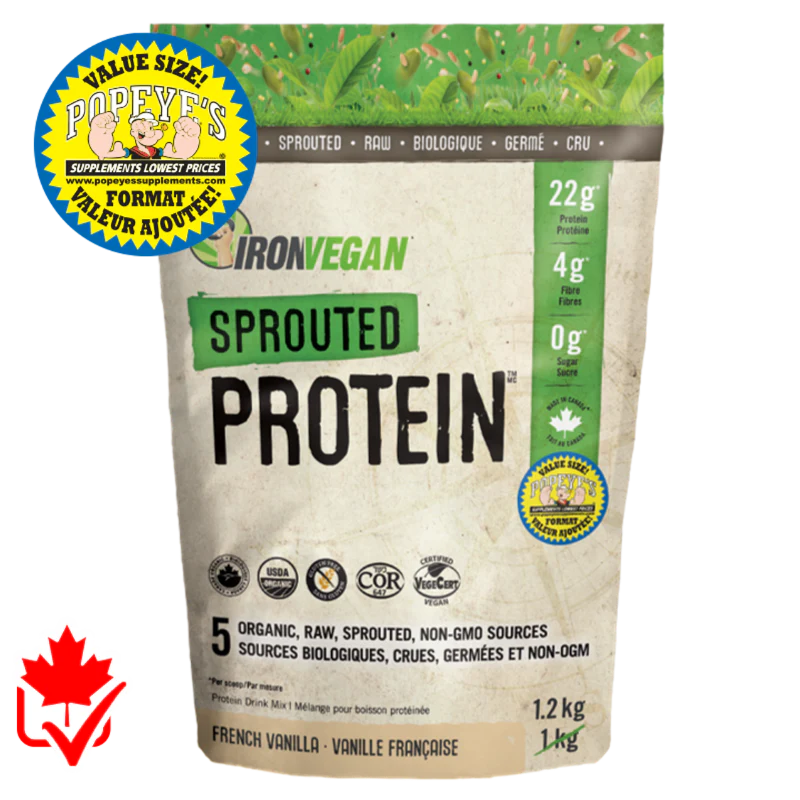 Iron Vegan Sprouted Protein 1.2kg - Image 3