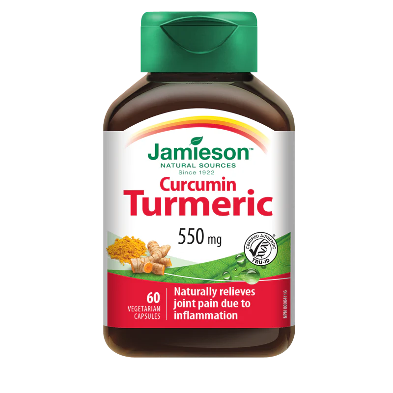 Jamieson Curcumin Turmeric 550mg 60 Caps - Image 2