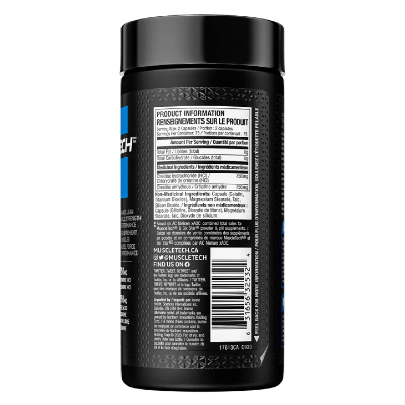 MuscleTech Cell Tech Creactor 150 Caps - Image 3