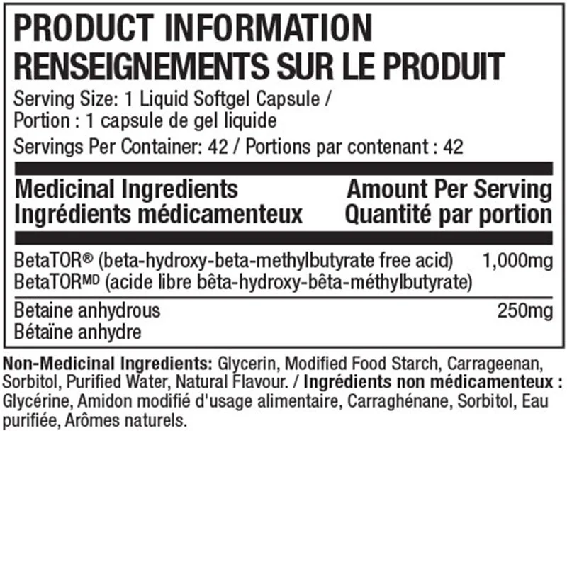 MuscleTech Clear Muscle 42 Caps - Image 3