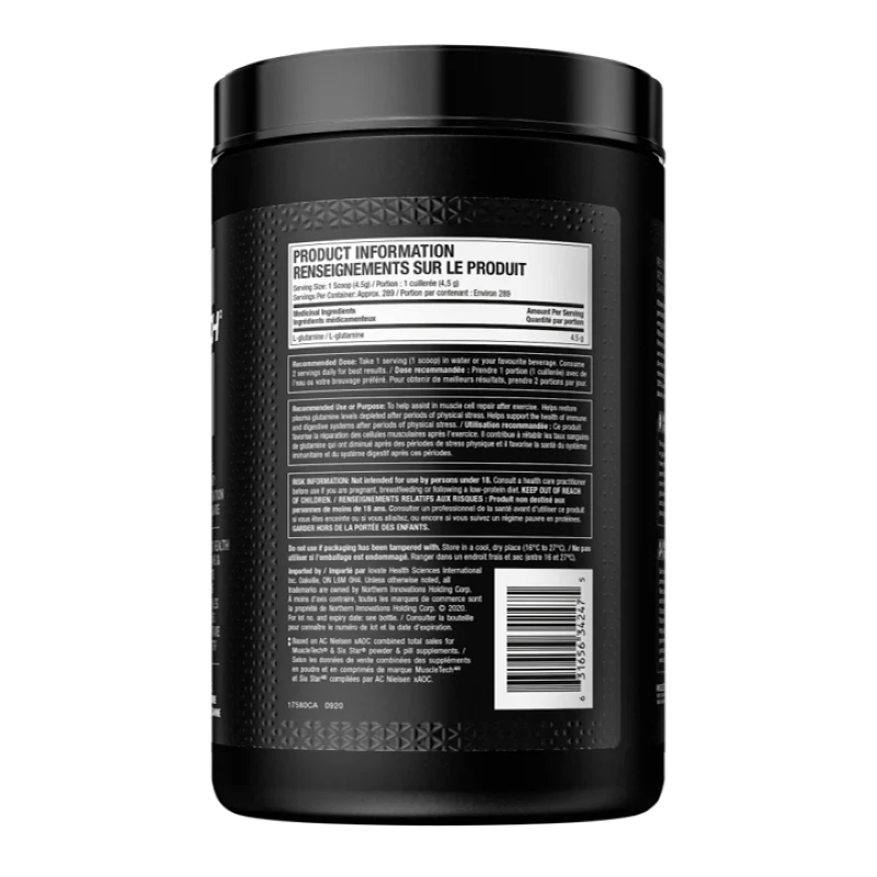 MuscleTech Platinum 100% Glutamine 1300g - Image 3