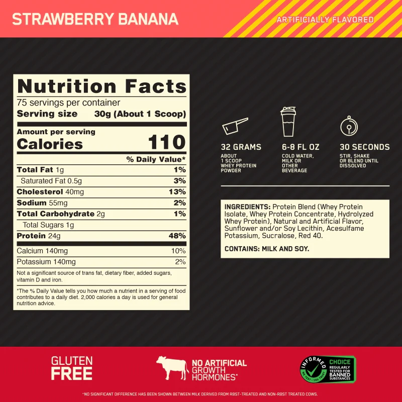Optimum Nutrition Gold Standard Whey 4.65lb - Image 10