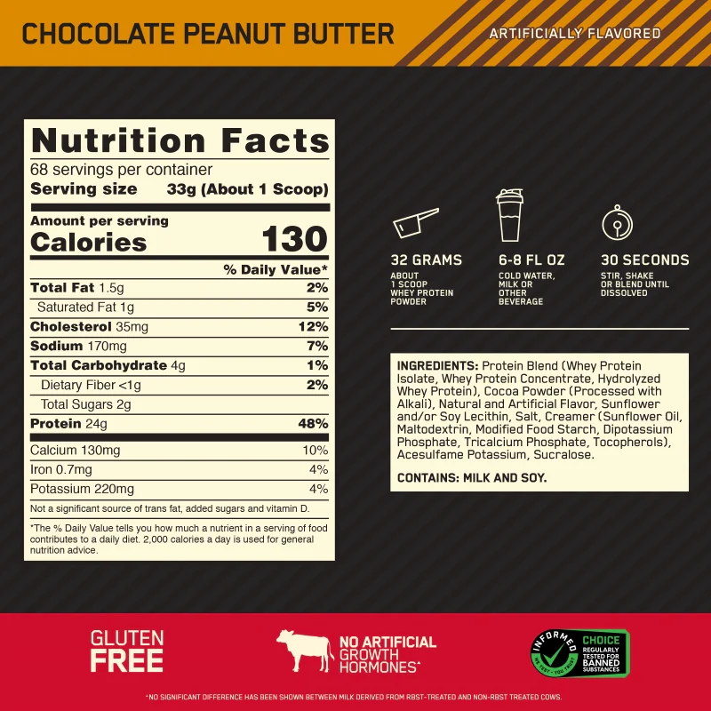 Optimum Nutrition Gold Standard Whey 4.65lb - Image 12