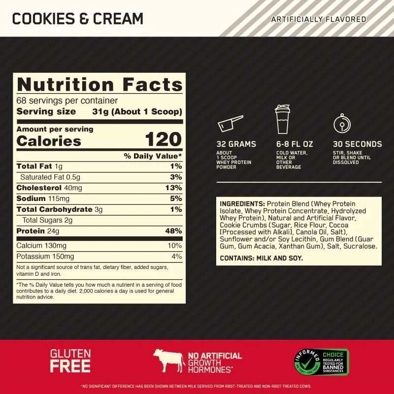 Optimum Nutrition Gold Standard Whey 4.65lb - Image 14