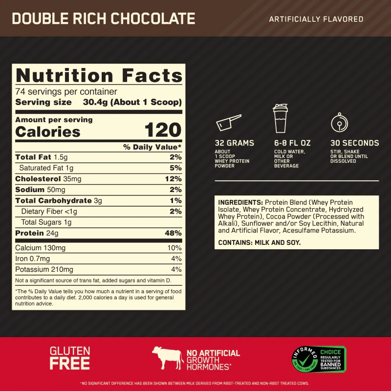 Optimum Nutrition Gold Standard Whey 4.65lb - Image 3