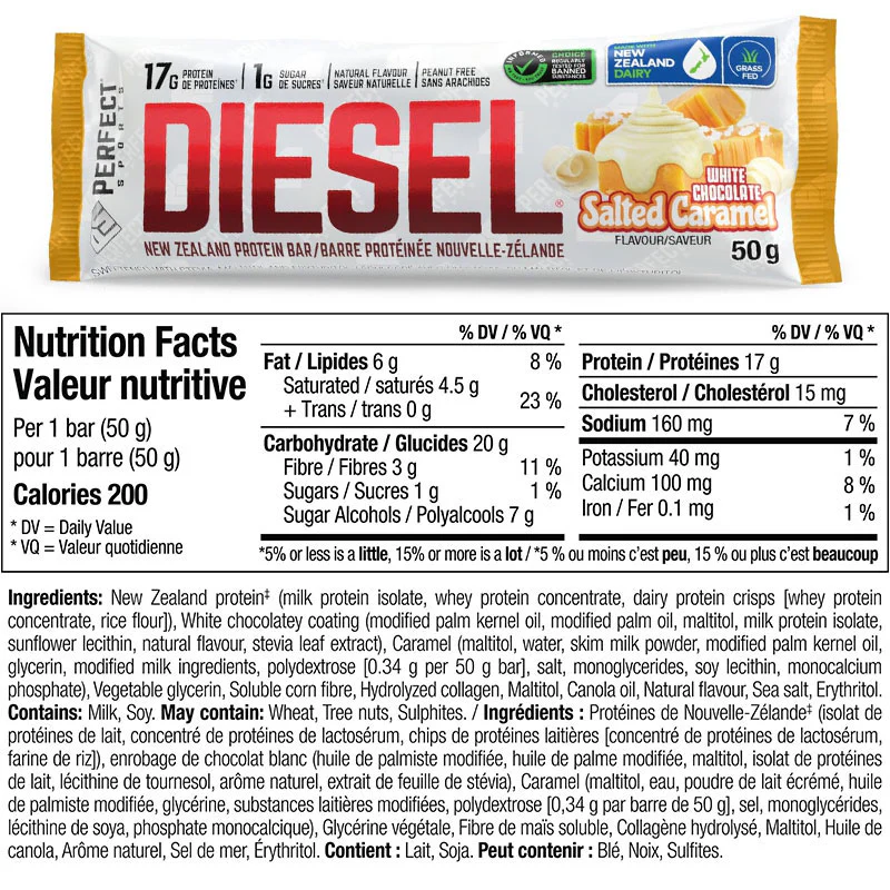 Perfect Sports Diesel Protein Bars BOX of 12 - Image 11