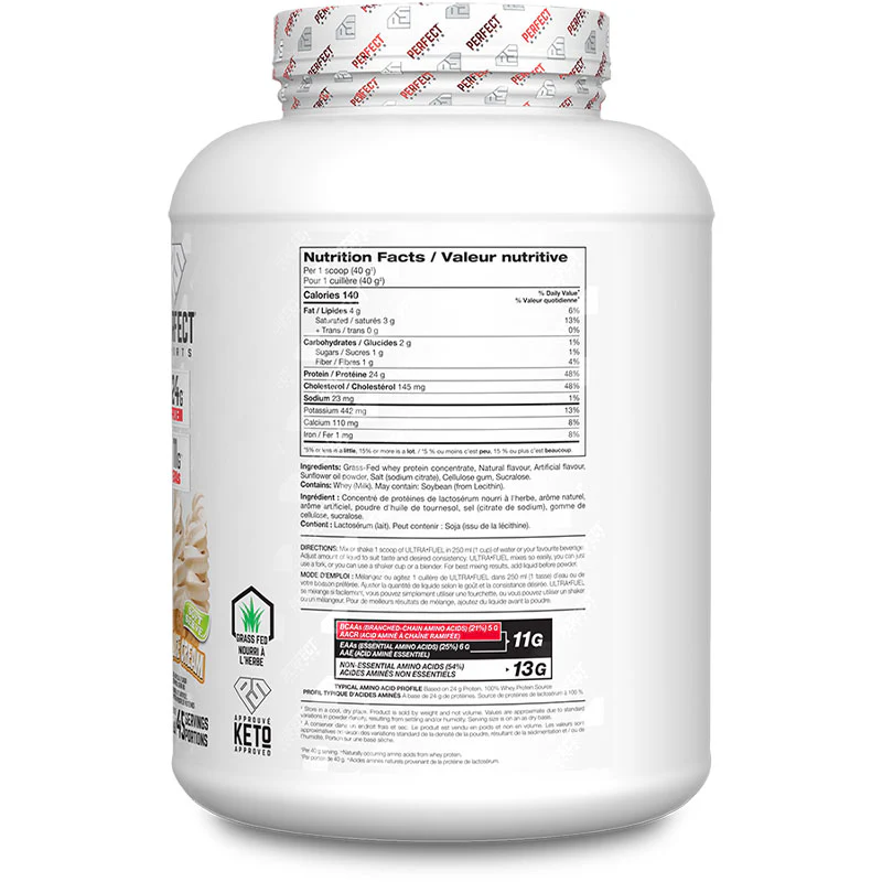 Perfect Sports Ultra Fuel Grass-Fed Whey 4lb - Image 5