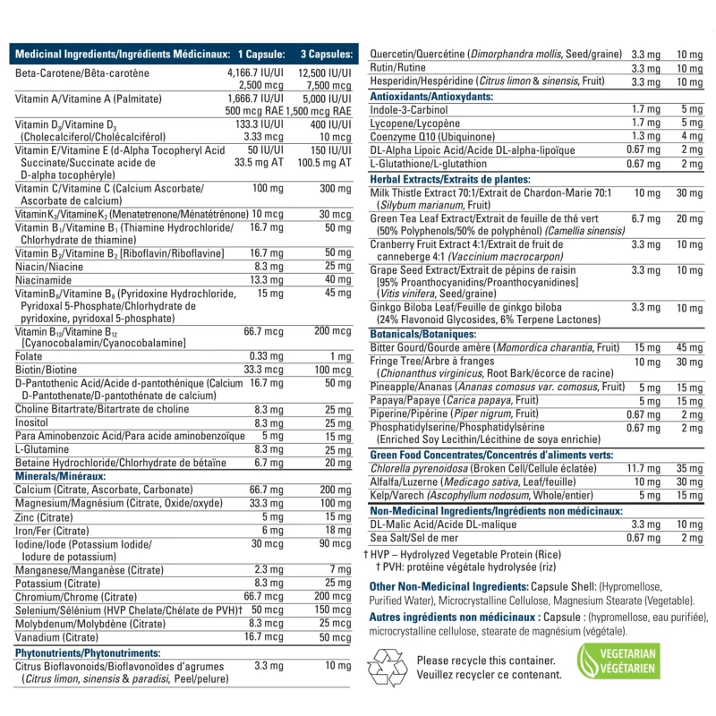 Progressive Active Women's Multivitamin 30 Vcaps - Image 3