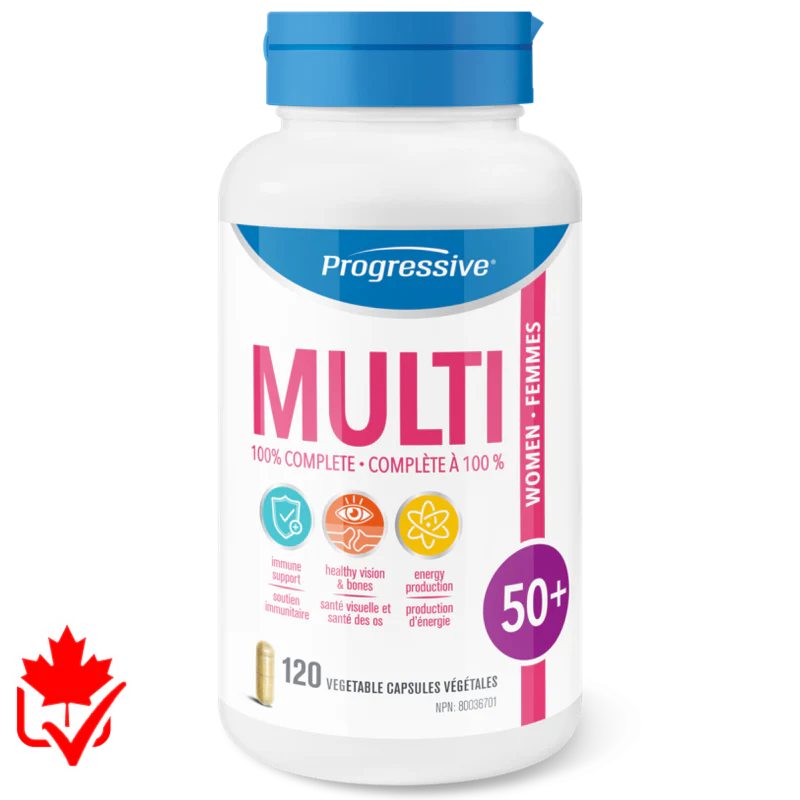 Progressive Adult Multivitamin 50+ 120 Vcaps - Image 3