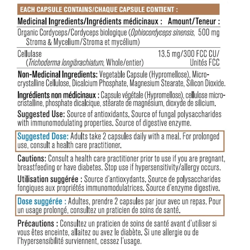 Progressive Cordyceps 60 Vcaps - Image 3