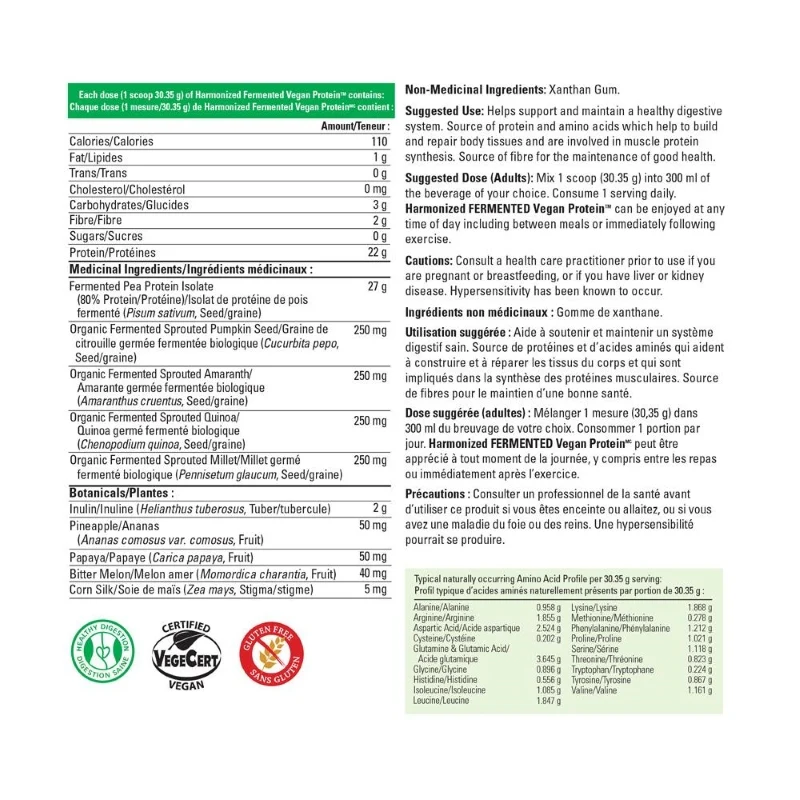Progressive Harmonized Fermented Vegan Protein 816g - Image 3