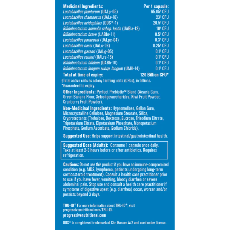 Progressive Perfect Probiotic 120 Billion 30 Caps - Image 3
