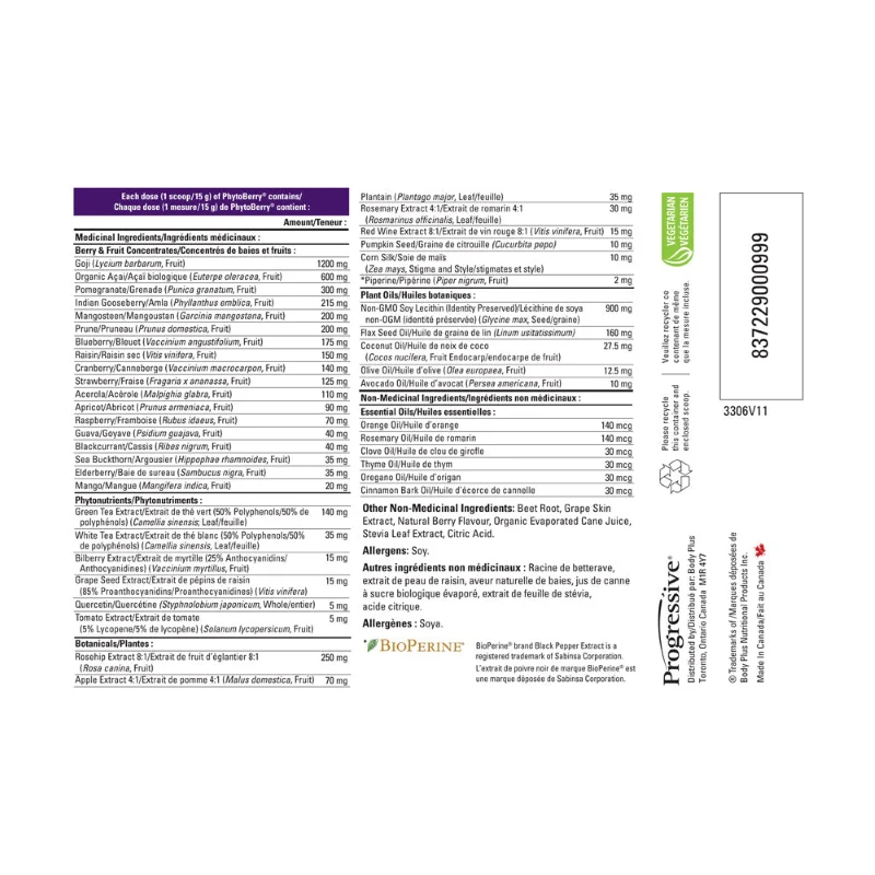 Progressive PhytoBerry 72 Servings - Image 3