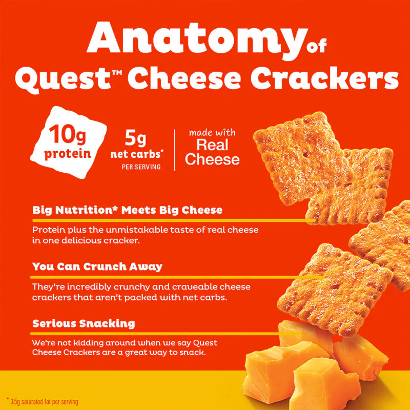 Quest Cheese Crackers BOX of 4 - Image 3