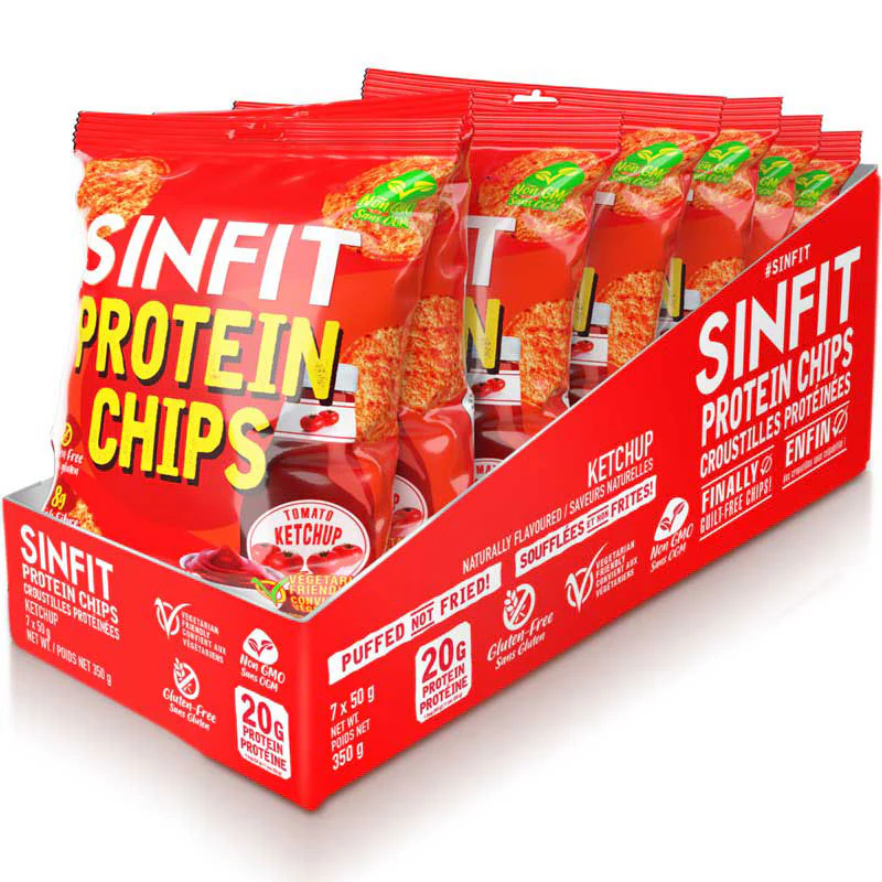 SinFit Protein Chips Box of 7 Bags - Image 3