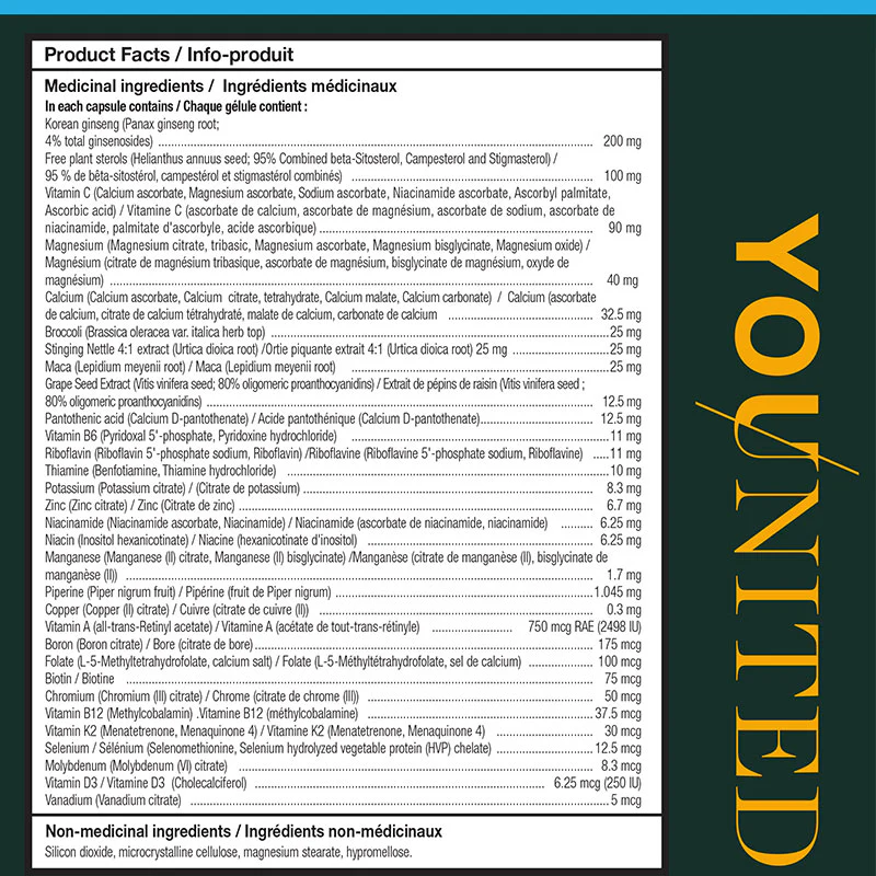 Younited Active Men's Multi 120 Capsules - Image 2