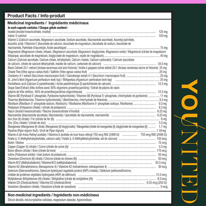 Younited Active Women's Multi 120 Capsules - Image 2